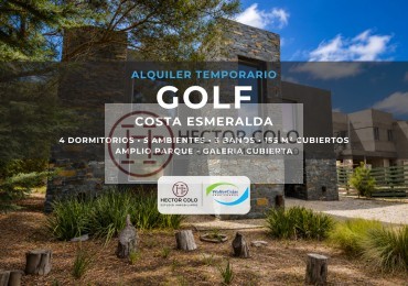 ALQUILER TEMPORAL Casa Costa Esmeralda